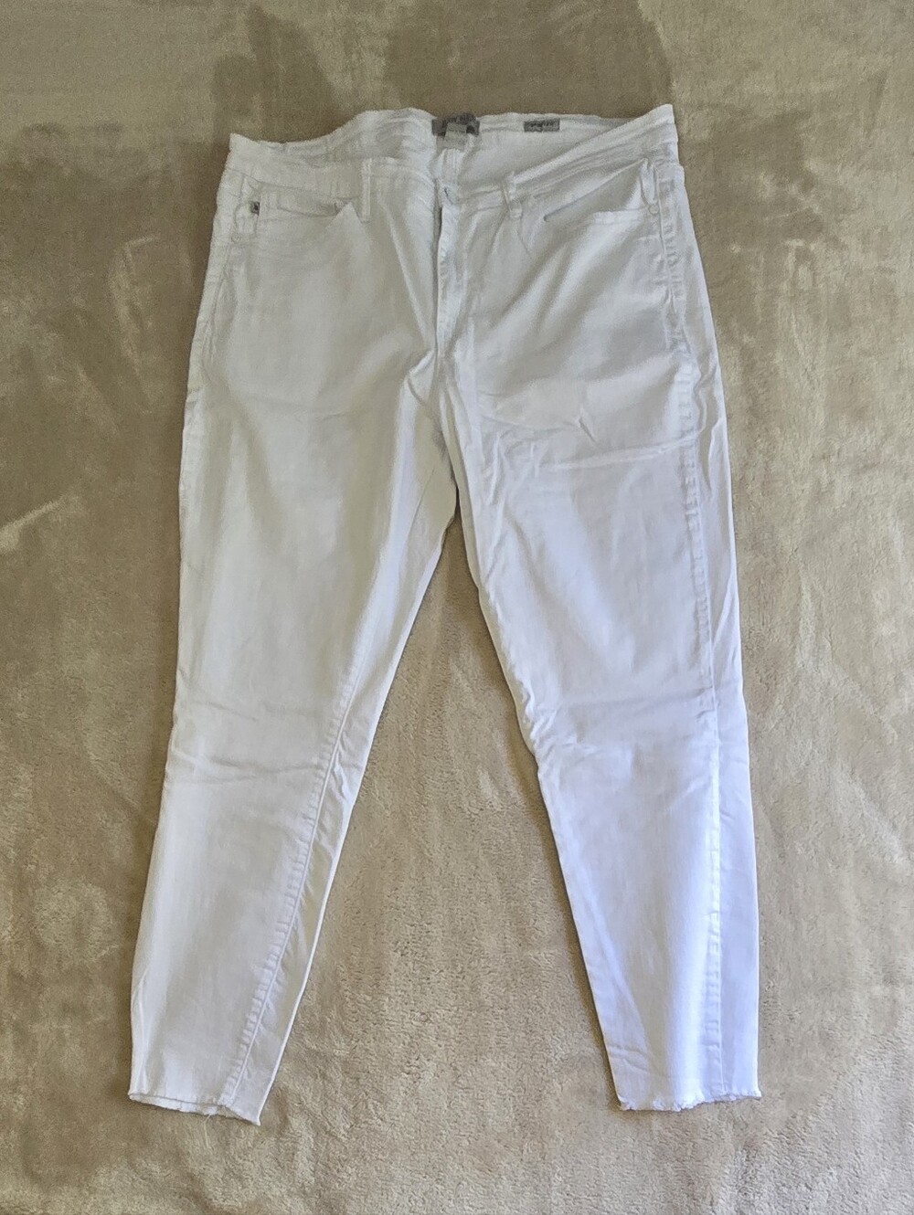 VGUC Judy Blue White Skinny Jeans 2XL ☆☆☆
